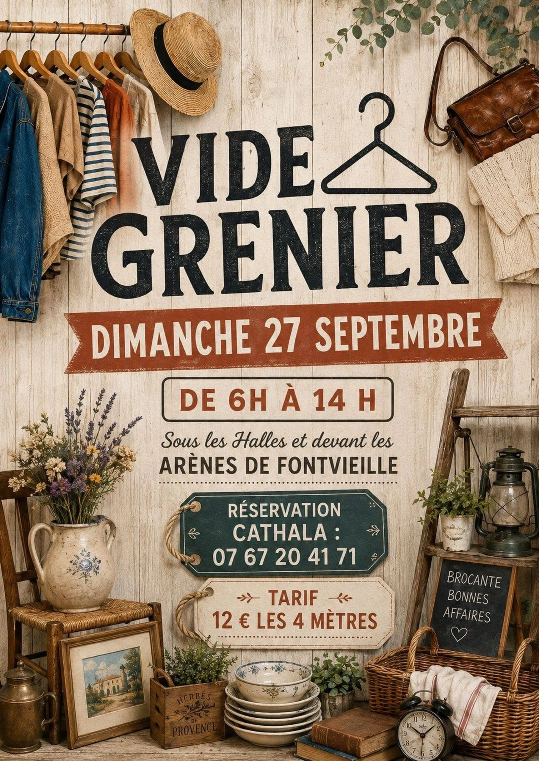 Vide Grenier à Fontvieille