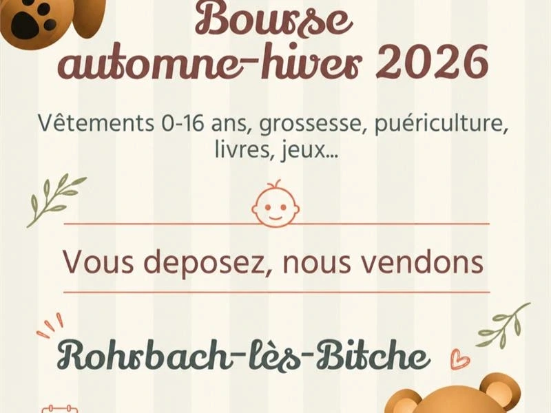 Bourse puériculture et affaires d'enfants 0-16 ans