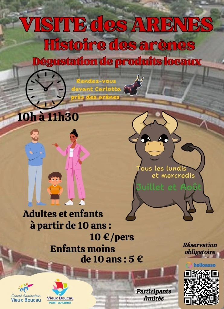 Visite des arènes