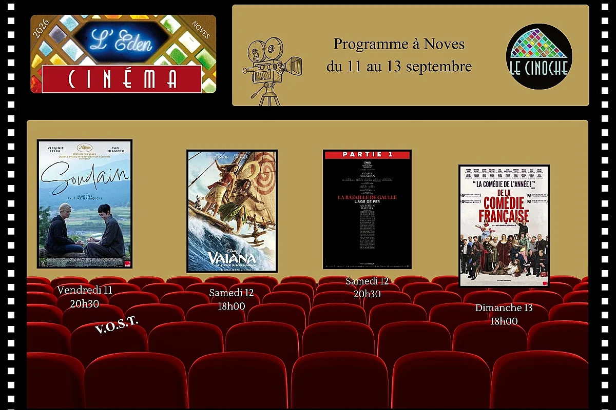 Programme Cinéma de l'Eden