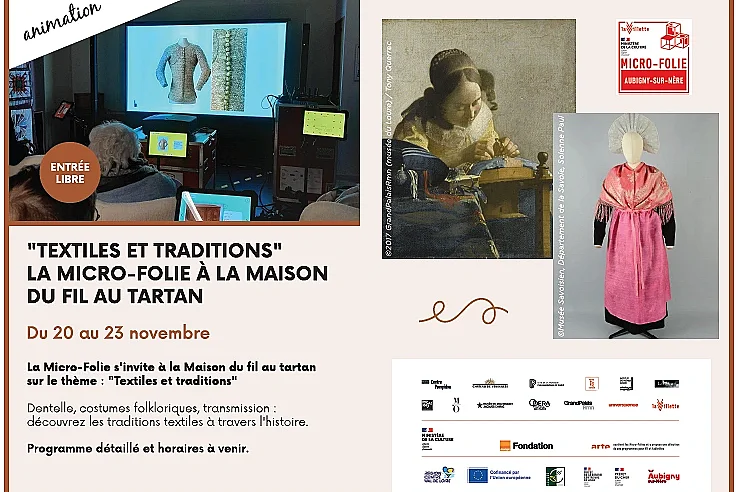 "Textiles et traditions" La Micro-Folie à la Maison du Fil au Tartan