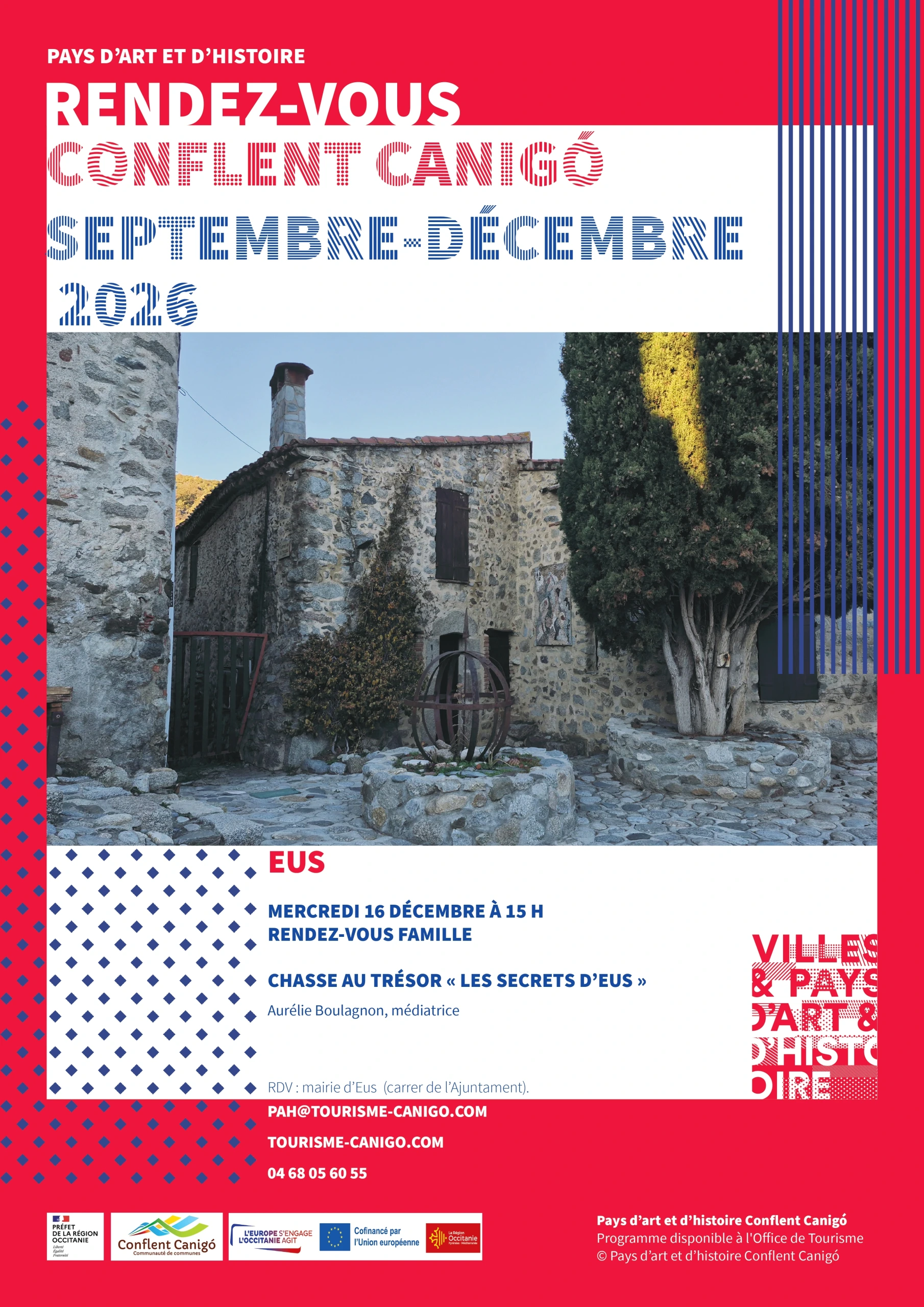 RENDEZ-VOUS DU PAYS D'ART ET D'HISTOIRE FAMILLE - JEU DE PISTE « LES SECRETS D'EUS »