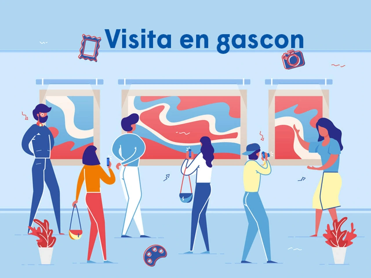 Visite en langue gasconne de l'exposition "Tutti Frutti"
