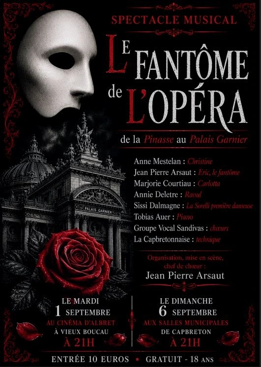 Comédie musicale : Le Fantôme de L'opéra