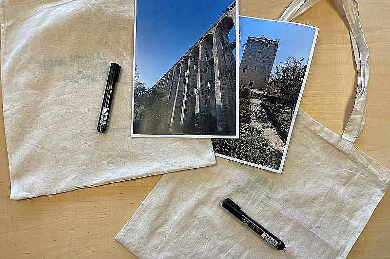 Atelier créatif : décore ton tote-bag du patrimoine