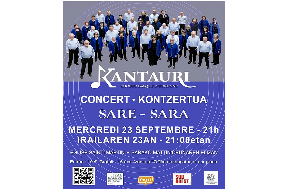 Concert de la chorale Kantauri Abesbatza
