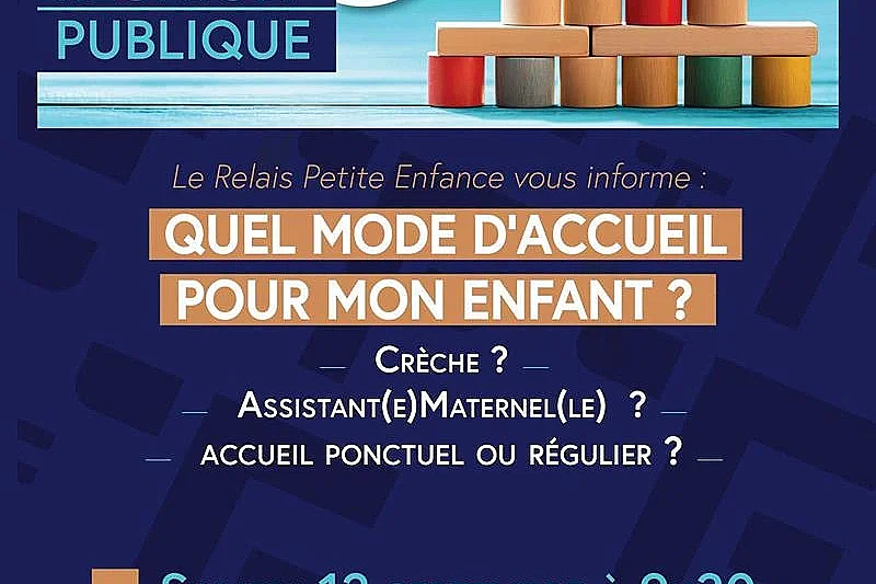 Réunion publique Quel mode d'accueil pour mon enfant ?