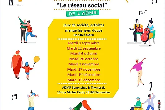 Activités et Animations Seniors - LISA le réseau social ADMR