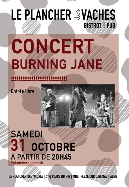 Concert Avec Burning Jane