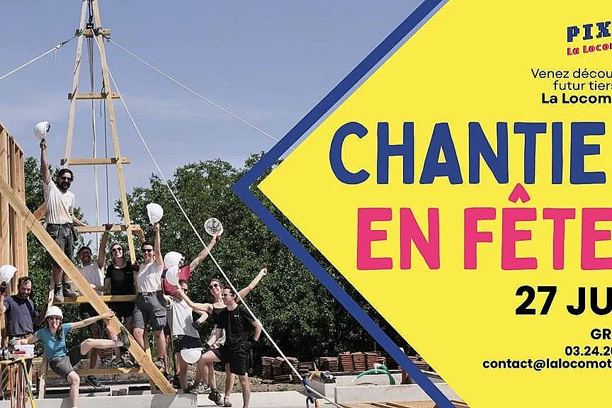 Chantier en fête au futur tiers-lieu !