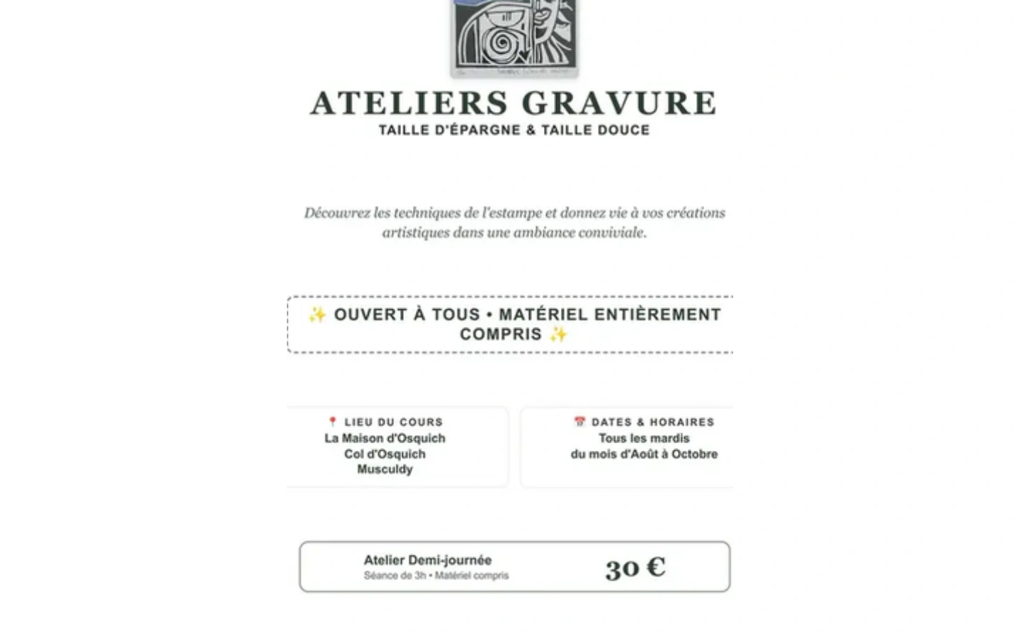 Atelier de gravure