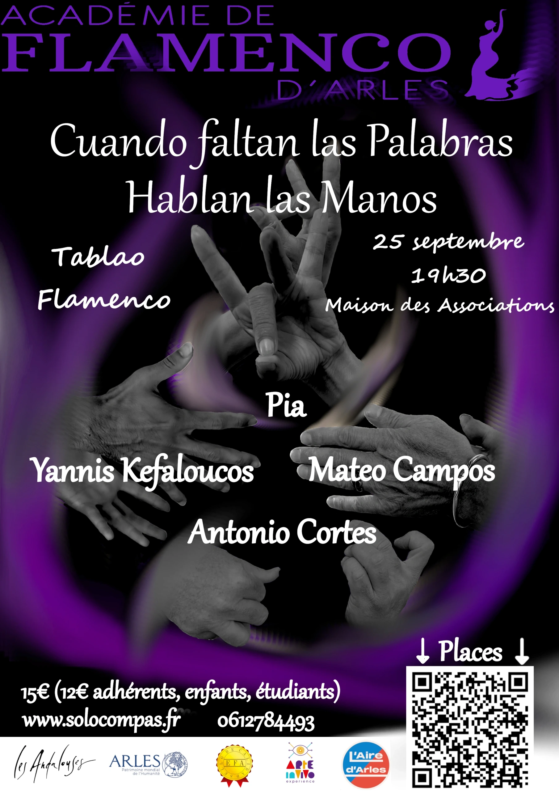 Tablao Flamenco "Cuando faltan las palabras, hablan las manos"