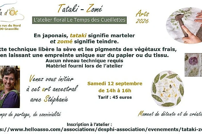 Atelier TATAKI-ZOMÉ avec le Temps des Cueillettes