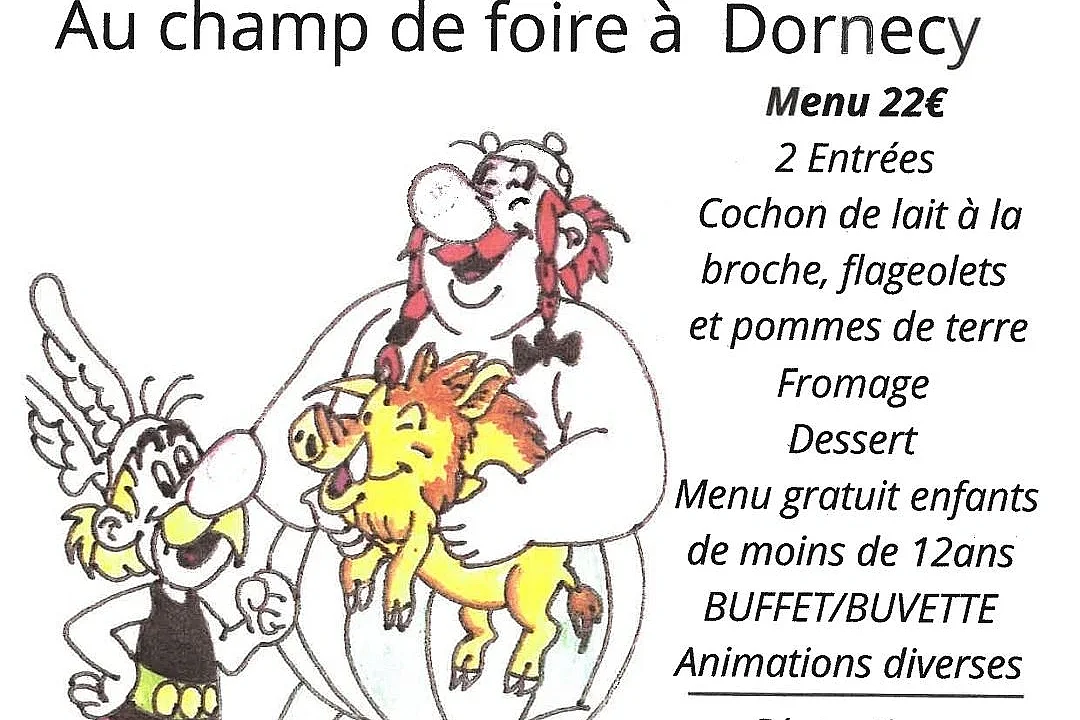 3ème repas champêtre de la société de chasse des bois de Dornecy