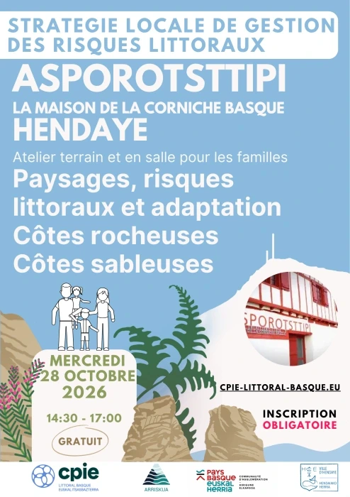 Atelier en famille - Paysages, risques littoraux et adaptation