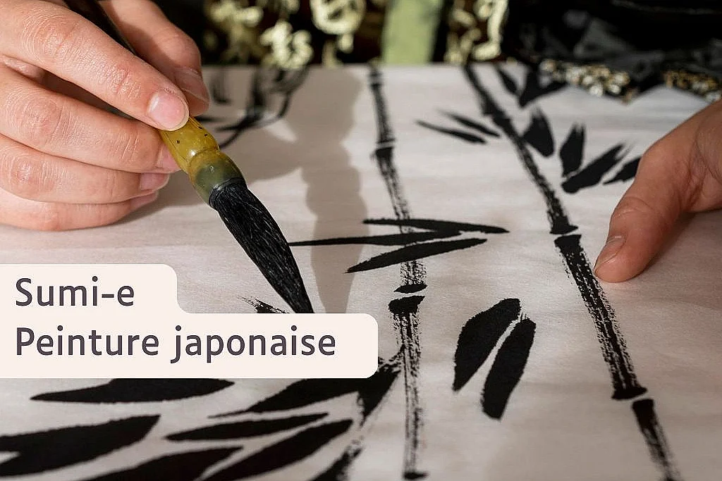 Sumi-e / Peinture japonaise au Moulin du Got