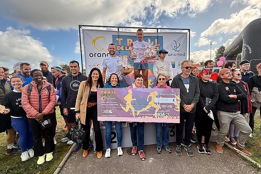Trail de Bessines dans le cadre d'Octobre rose