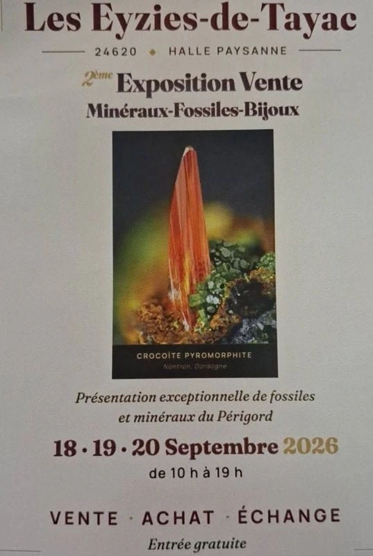 Salon minéraux fossiles et bijoux
