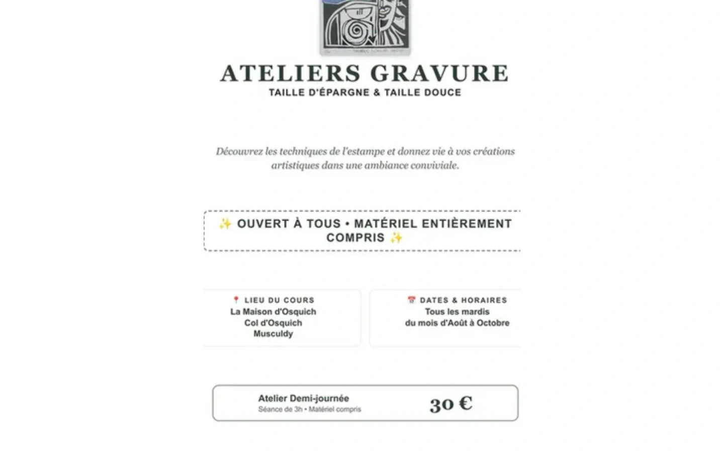 Atelier de gravure