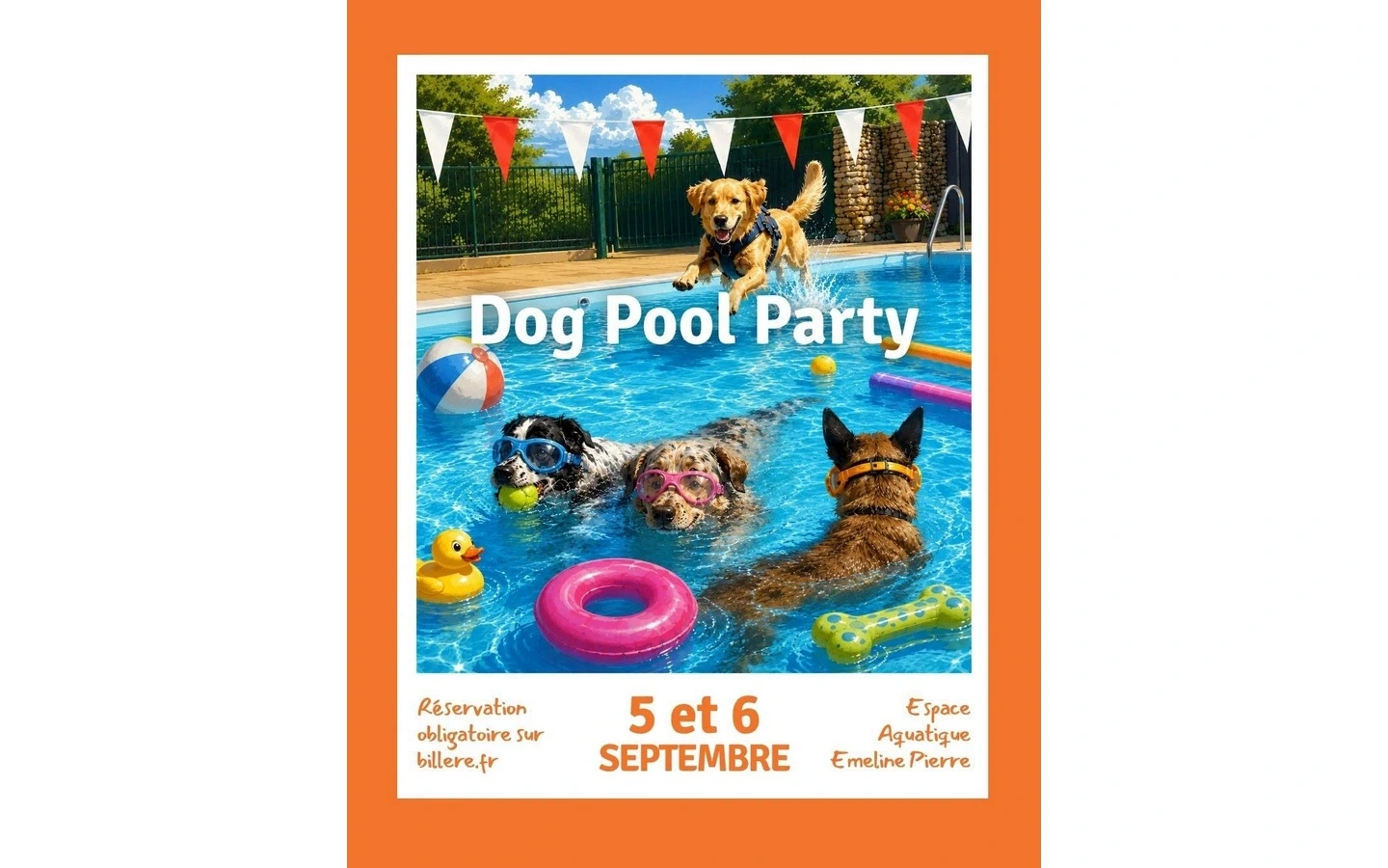 Dog Pool Party