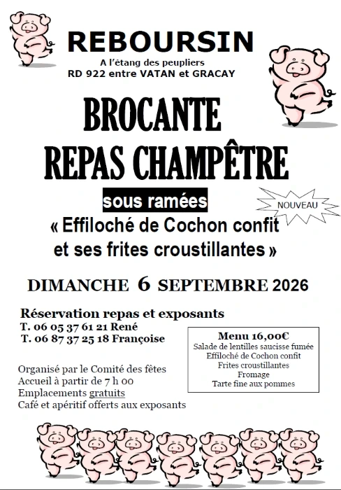 Brocante et repas champêtre