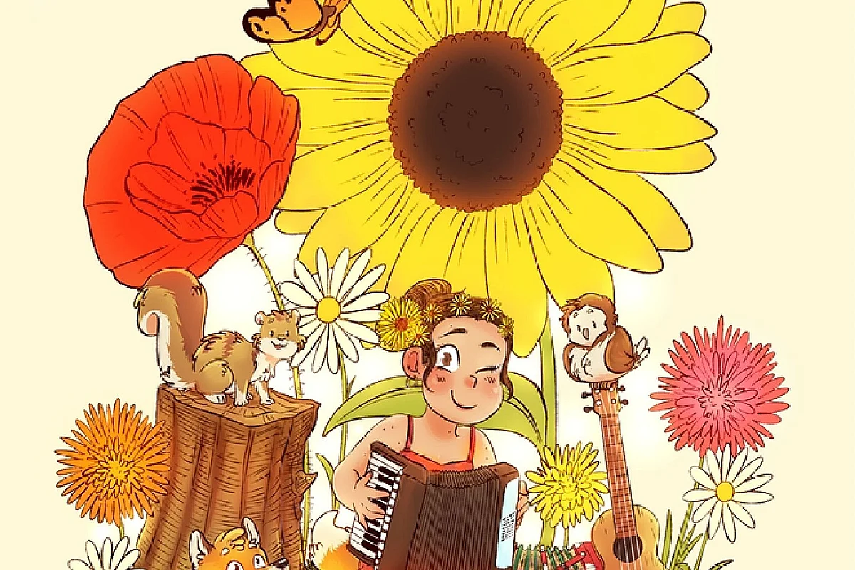 LA FÉE DES FLEURS ET LE JARDIN MAGIQUE