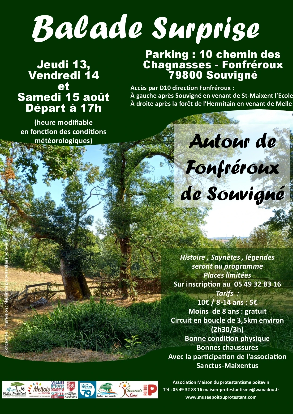 Balade surprise 3 et 4 octobre à Souvigné