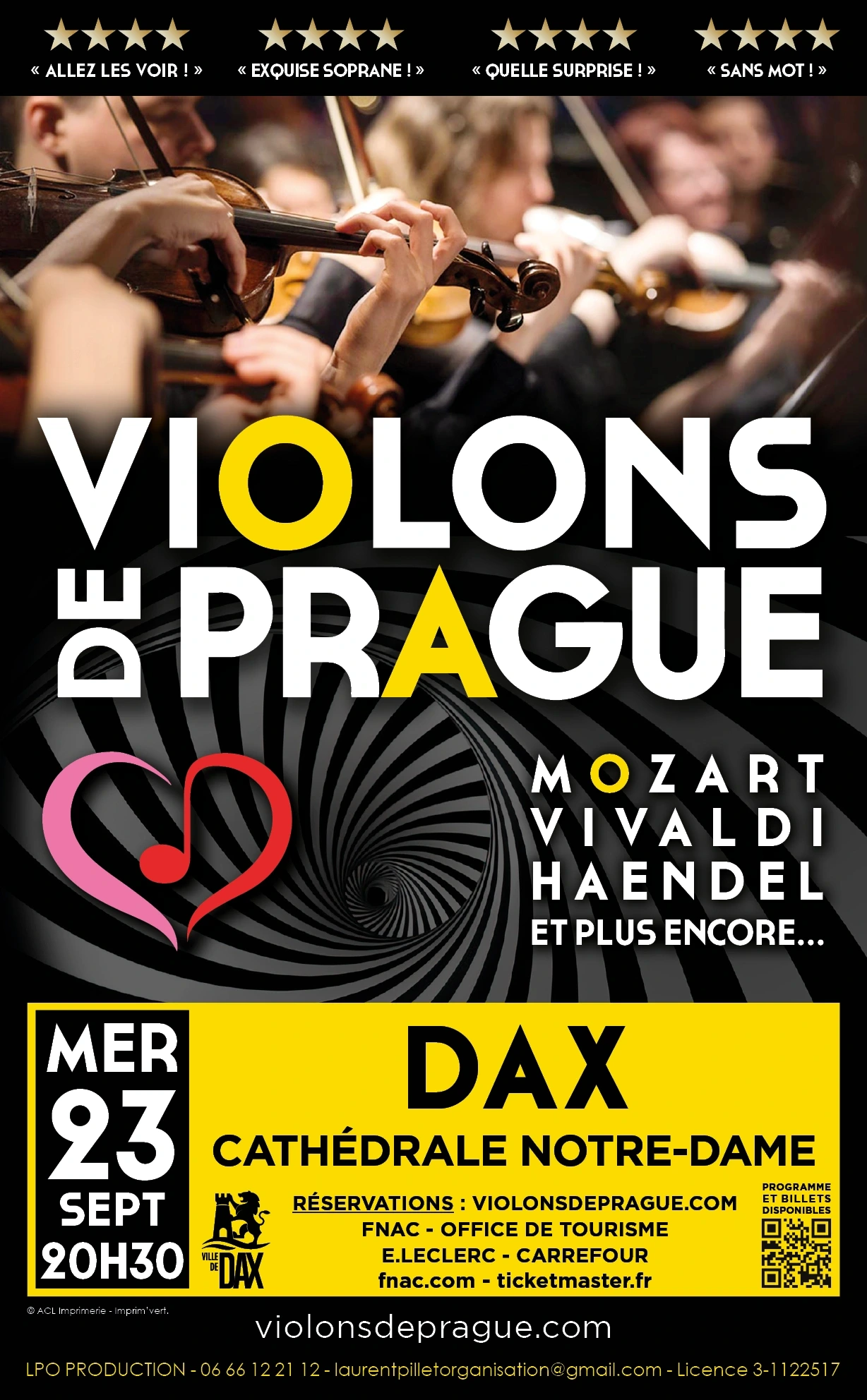 Concert : Violons de Prague