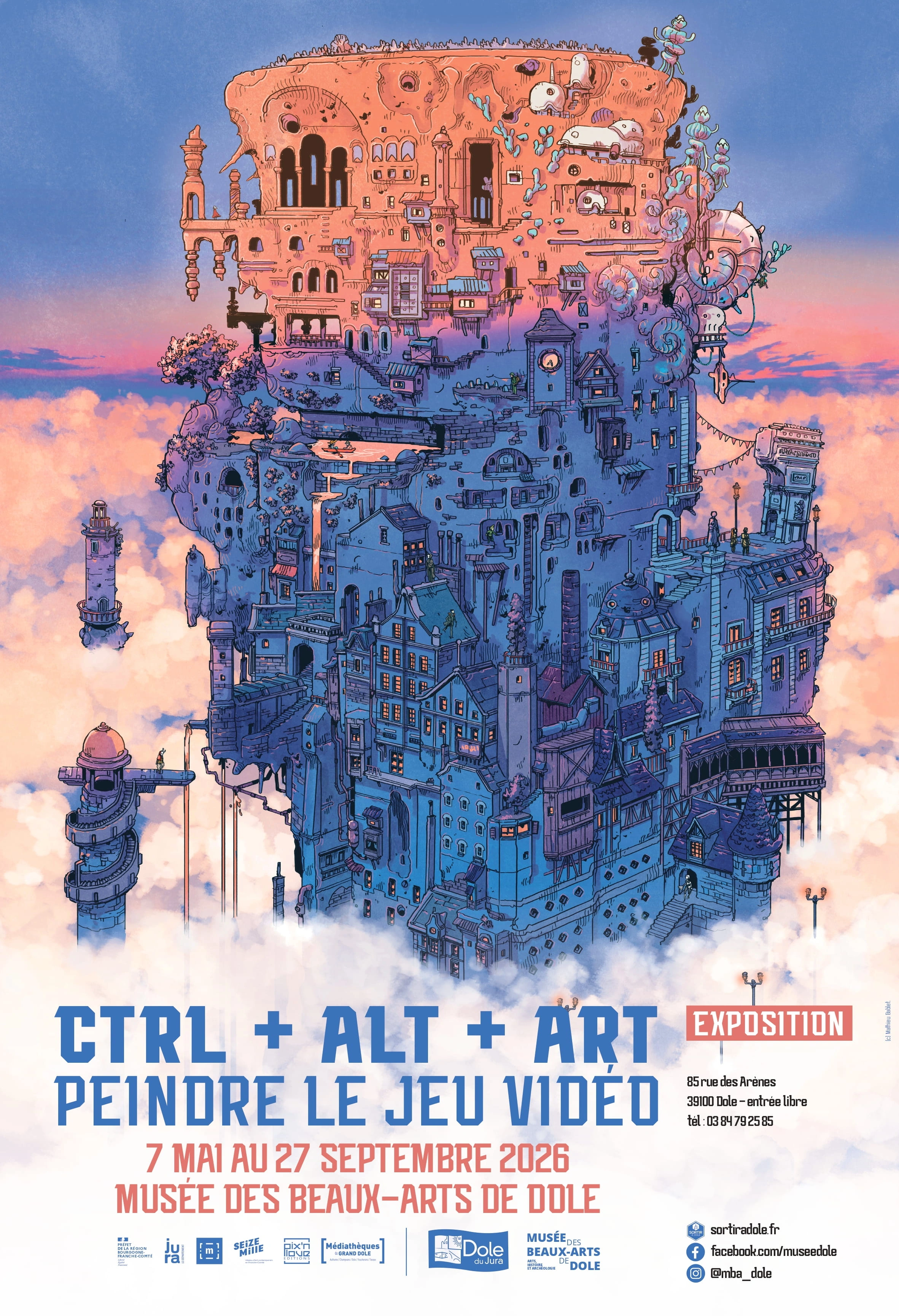 Visite guidée - Exposition temporaire « Ctrl + Alt + Art - Peindre le jeu vidéo »