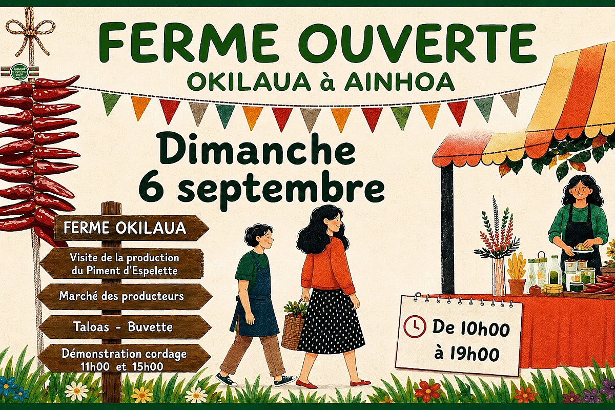 Journée découverte à la ferme okilaua avec marché de producteurs