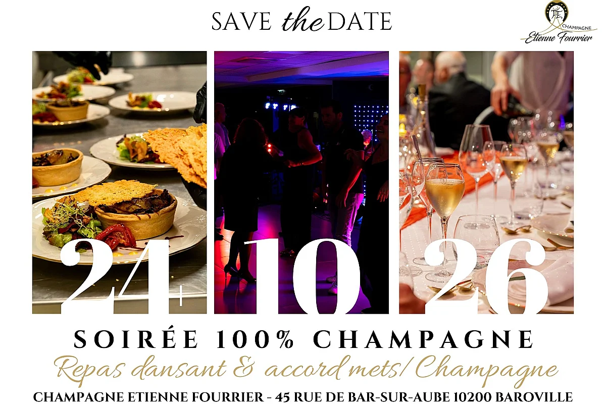 Soirée 100% Champagne au Champagne Etienne Fourrier