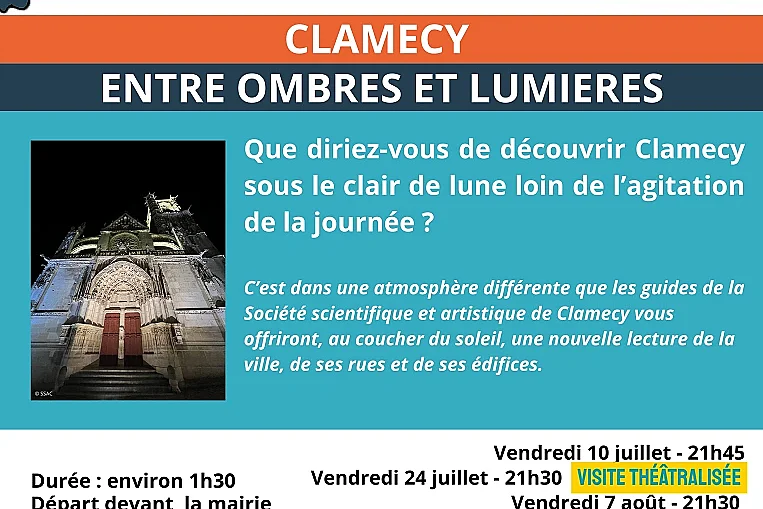 Visite commentée - Clamecy - Entre ombres et lumières