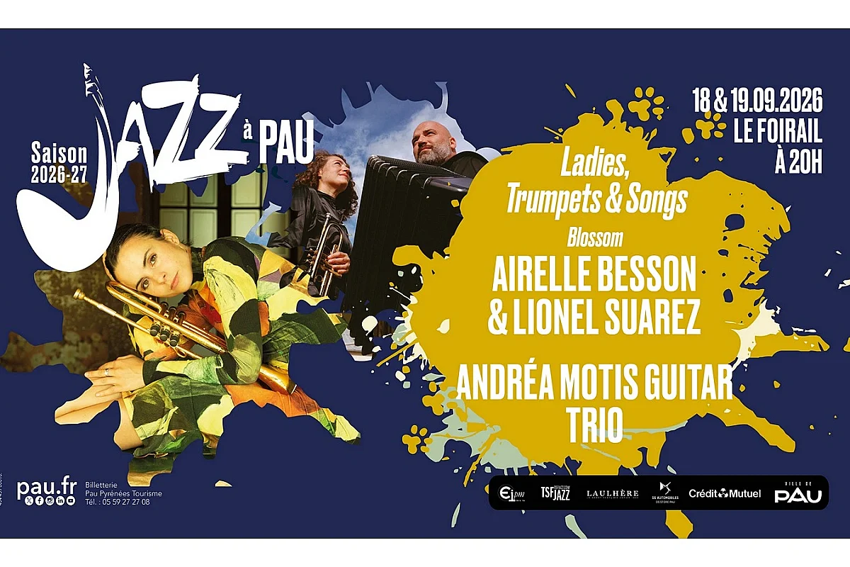 Saison de "Jazz à Pau" : Airelle Besson & Lionel Suarez Duo - Blossom & Andrea Motis