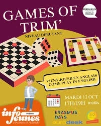 Erasmus days : Games of trim' - jeux de société en Anglais