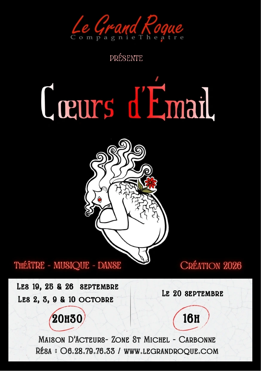 "CŒURS D'ÉMAIL" : THÉÂTRE DANSE MUSIQUE