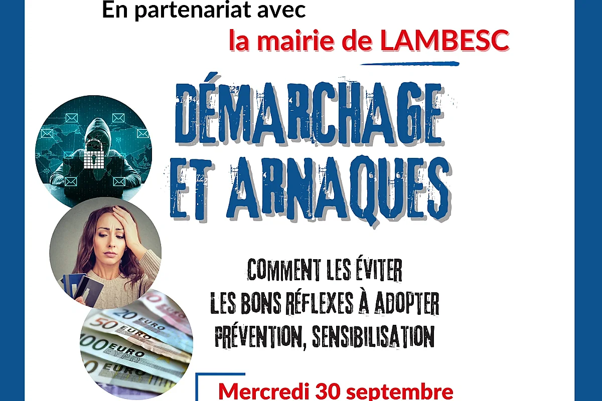 Conférence "Démarchage et arnaques"