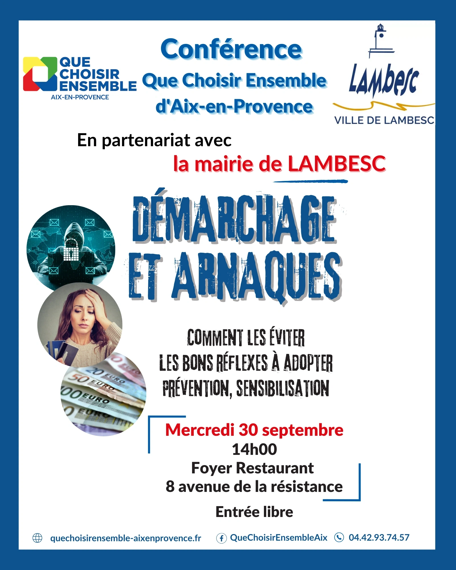 Conférence "Démarchage et arnaques"
