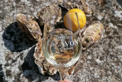 Vins et coquillages au Château de Calavon