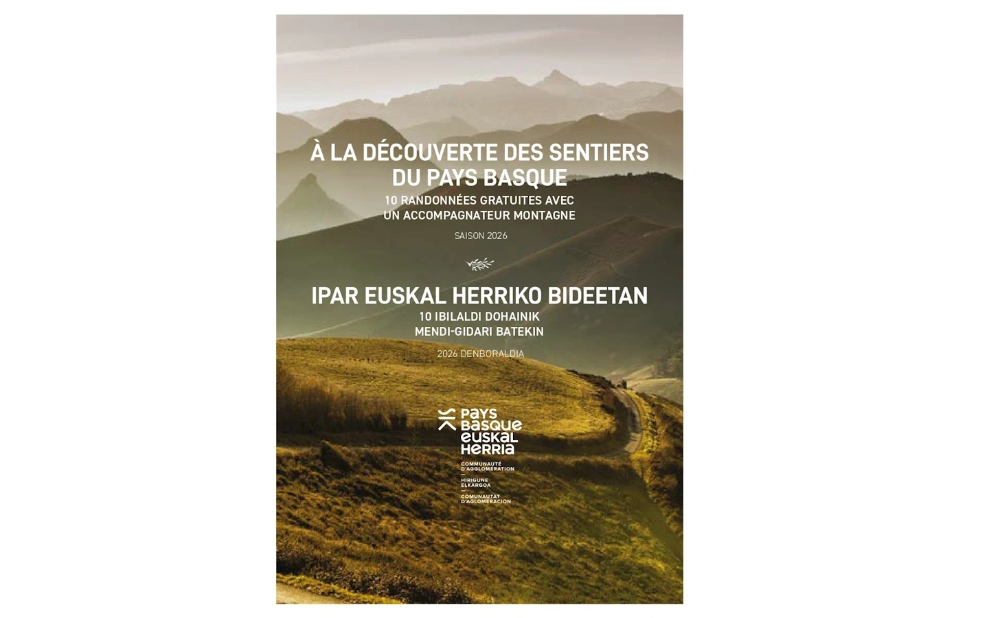 Randonnée accompagnée CAPB "Azkonbegi - Parmi les petits sommets de Basse-Navarre"