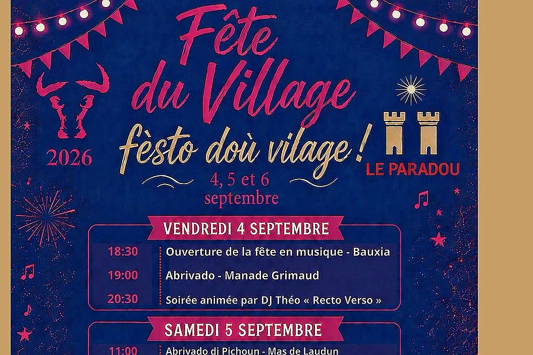 Fêtes du village au Paradou