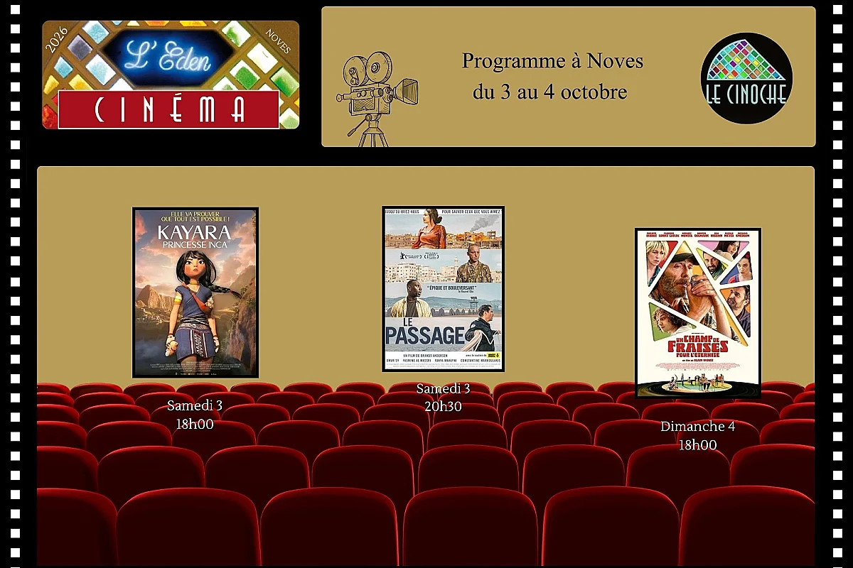 Programme Cinéma de L'Eden