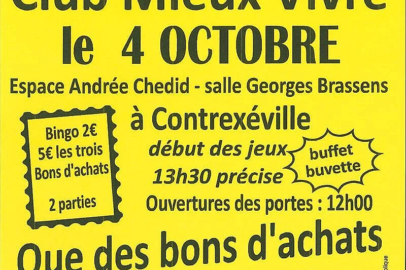 Loto du Club Mieux Vivre