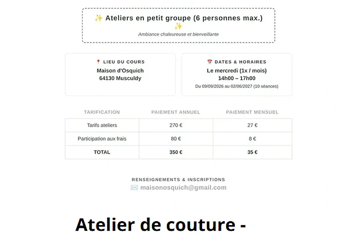 Atelier couture