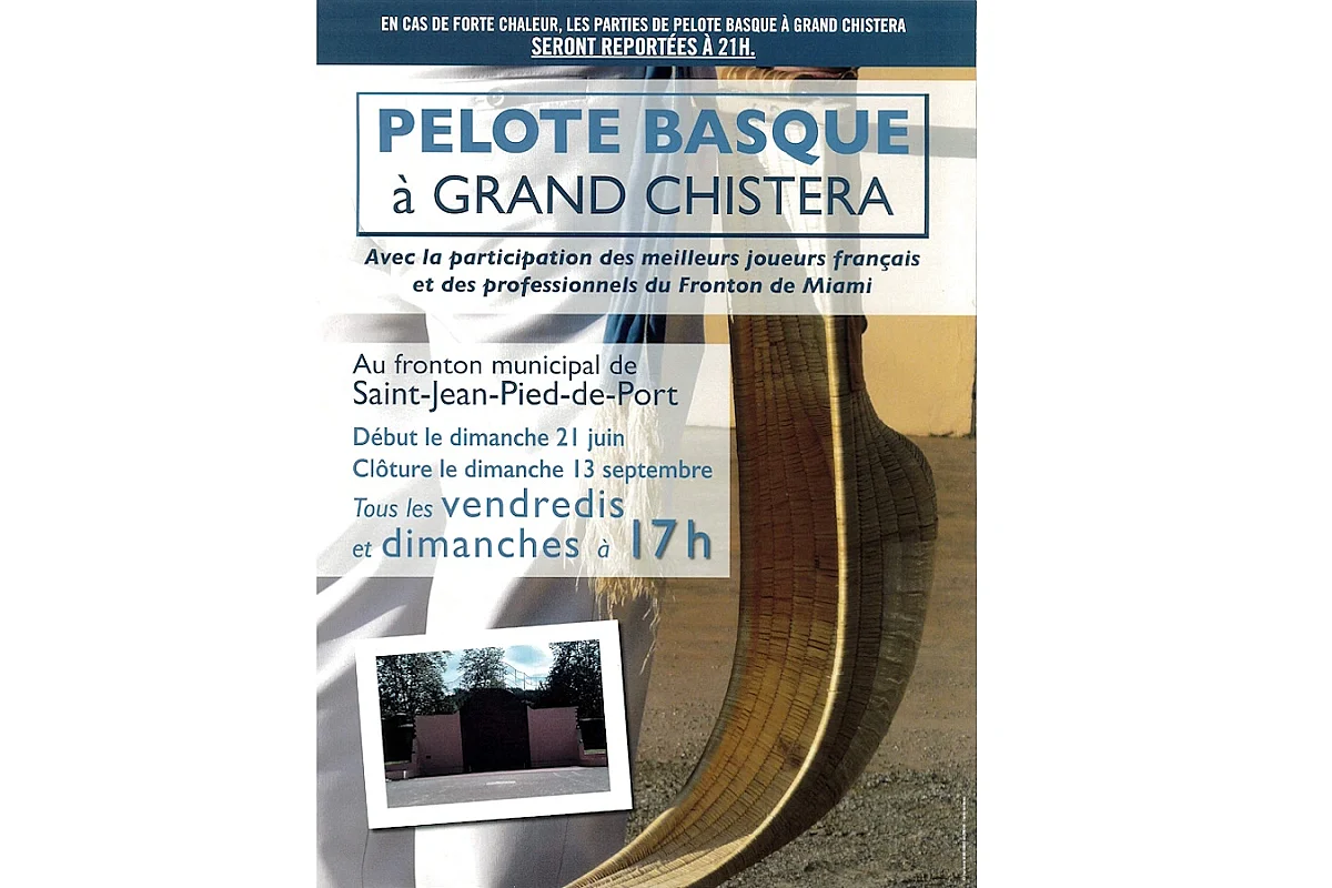 Pelote basque à grand chistera
