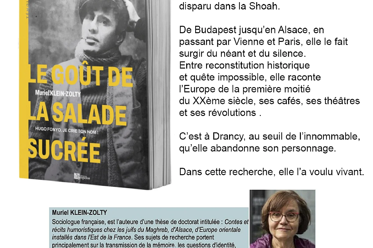 Presentation du livre "Le Goût De La Salade Sucrée"