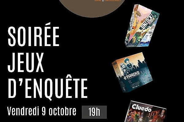 Soirée jeux : spécial polar, jeux d'enquête