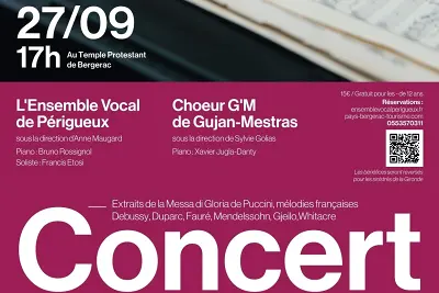 Concert | Ensemble vocal de Périgueux et Choeur G'M