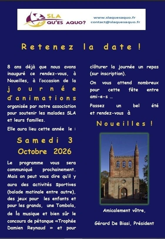 SLA, QU'ES AQUÒ? : LE 3 OCTOBRE, C'EST LA FÊTE DE L'ASSO !