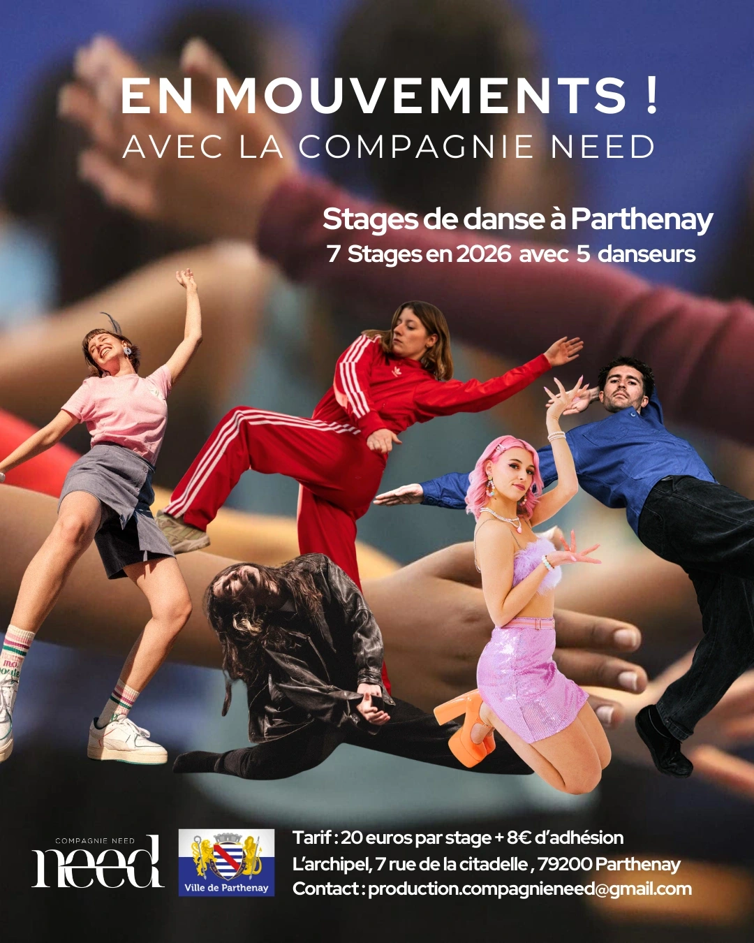 Stage de danse contemporaine : "En mouvements"