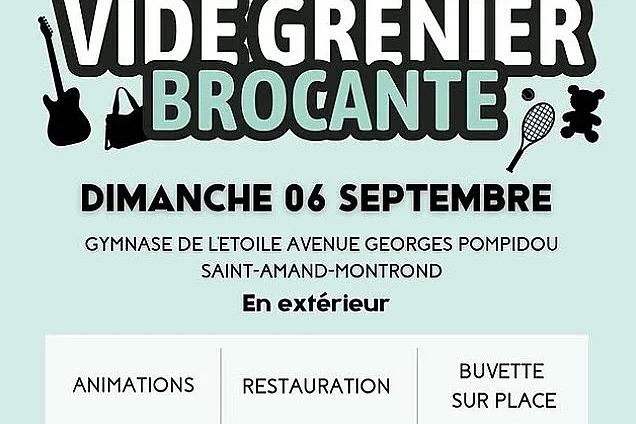 Vide-grenier - Brocante de l'Etoile Saint-Amandoise